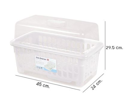 JCJ ที่คว่ำจานมีฝาปิด